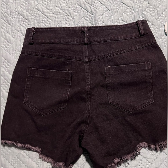 Rhinestone High Waisted Shorts - Picture 4 of 4